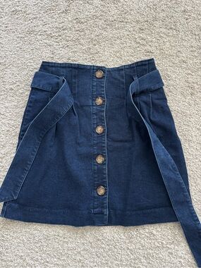Sezane denim skirt